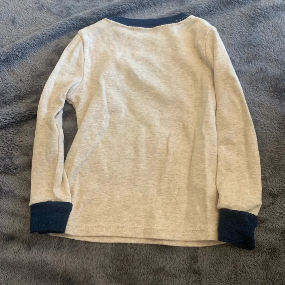 Carter's Gray and Cream Animal Pajama Set